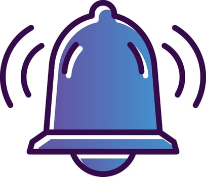 Ring bell Vector Icon Design