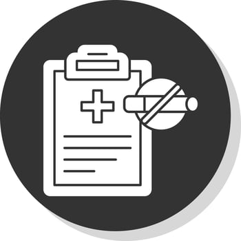 Medical report Vector Icon Design