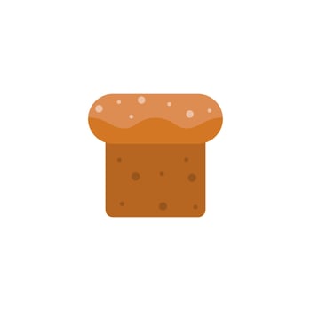 bread flat design vector illustration isolated on white background