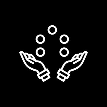 Juggling ball Vector Icon Design