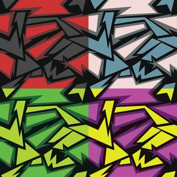 Abstract geometric sport seamless pattern vector