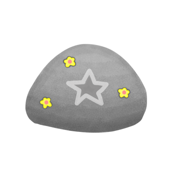 Stellar Luminescence, Celestial Glitter on Solitary Stone png