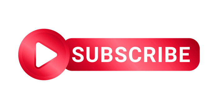 subscribe button icon red transparent background png