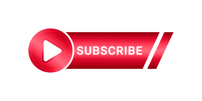 subscribe button icon red transparent background png