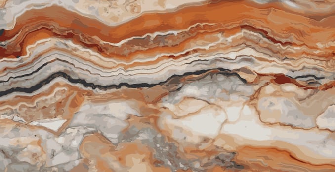 Panoramic marble background, colorful bright marble surface, modern luxury texture - Vector