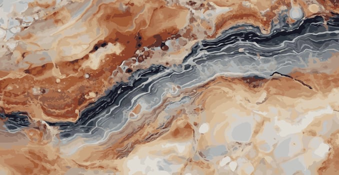 Panoramic marble background, colorful bright marble surface, modern luxury texture - Vector