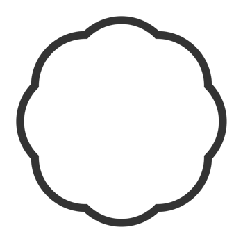 Korea traditional pattern outline icon. Asian collection. thin line symbol. png