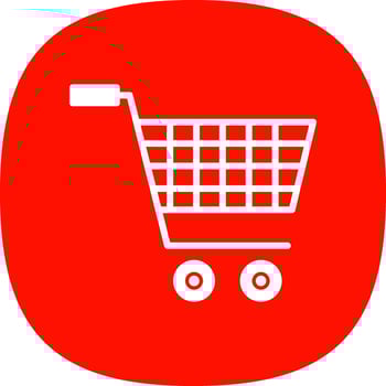 Shopping Cart Vector Icon Design