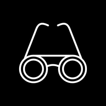Glasses Vector Icon Design