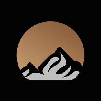 Mountain Logo, Nature Landscape View Design, Climbers And Adventure, Template Illustration vector