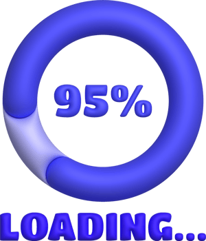 Loading bar and progress visualization Loading status collection Web design elements. 3d illustration. png