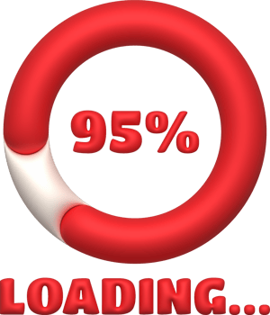 Loading bar and progress visualization Loading status collection Web design elements. 3d illustration. png