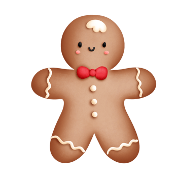 Christmas gingerbread cookies png