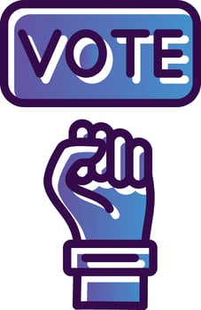 Vote Vector Icon Design