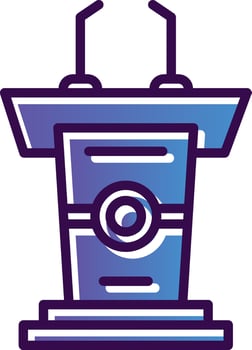 Podium Vector Icon Design