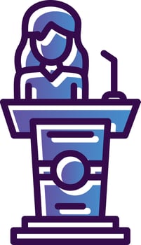 Speech Vector Icon Design
