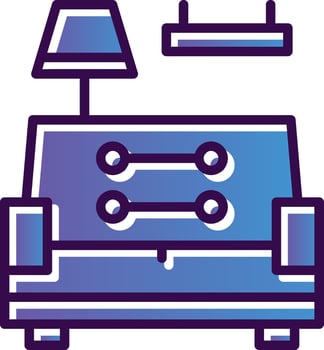 Living Room Vector Icon Design