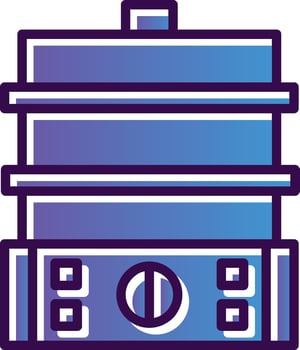 Food Steamer Vector Icon Design