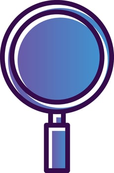 Magnifying glass Vector Icon Design