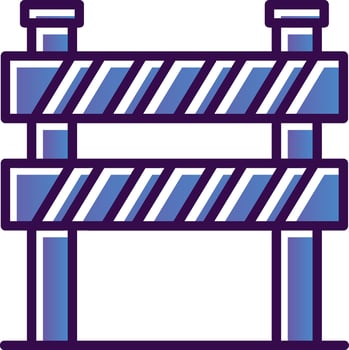 Barrier Vector Icon Design