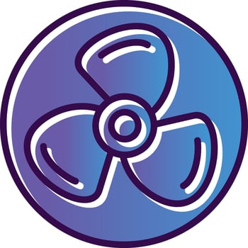 Fan Vector Icon Design