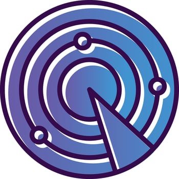 Radar Vector Icon Design