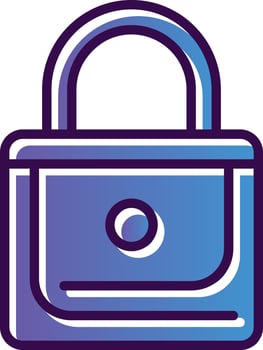 Locked Vector Icon Design