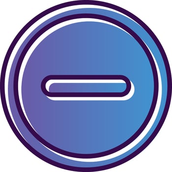 Subtract Vector Icon Design