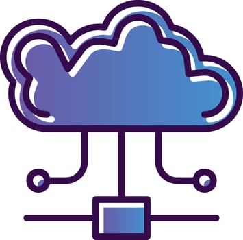 Cloud Computing Vector Icon Design