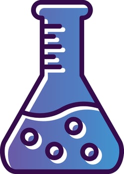 Beaker Vector Icon Design