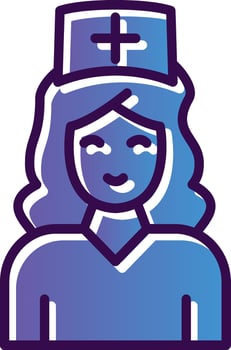 Nurse Vector Icon Design