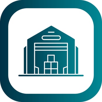 Warehouse Vector Icon Design