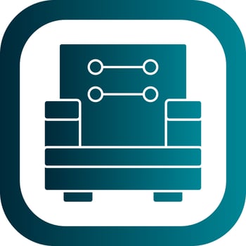 Armchair Vector Icon Design