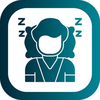 Sleeping Vector Icon Design