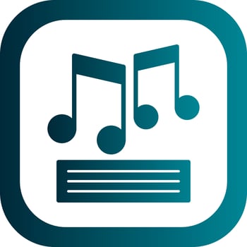 Music note Vector Icon Design