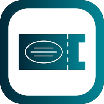 Ticket Vector Icon Design