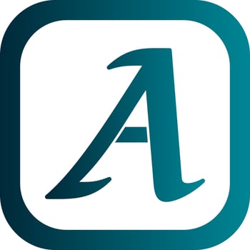 Letter A Vector Icon Design