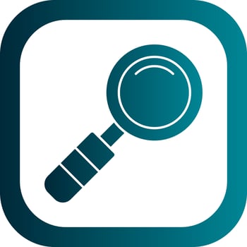 Magnifying Glass Vector Icon Design