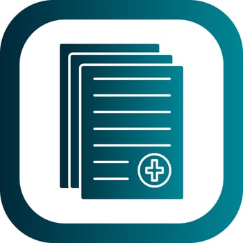Medical report Vector Icon Design
