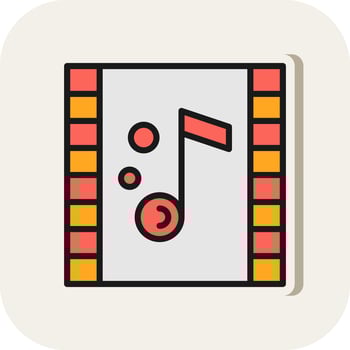 Reel Vector Icon Design