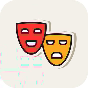 Mask Vector Icon Design