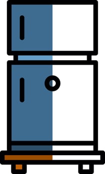 Fridge Vector Icon Design