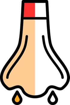 Nose Vector Icon Design