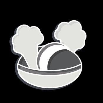 Icon Vegetables. related to Agriculture symbol. glossy style. simple design editable. simple illustration vector