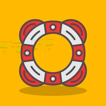 Lifesaver Vector Icon Design