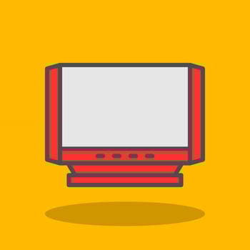 Television Vector Icon Design