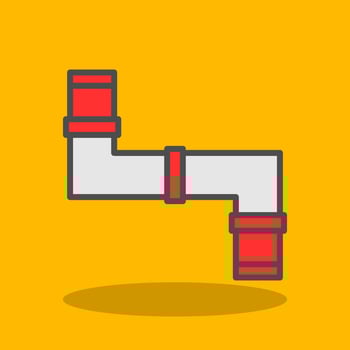 Pipe Vector Icon Design