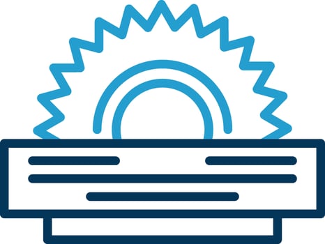 Saw Vector Icon Design