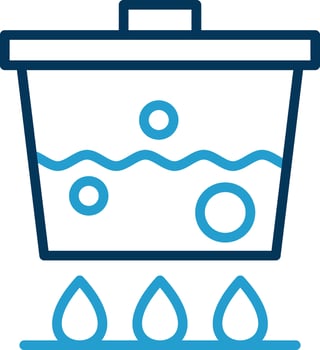 Boiling Vector Icon Design