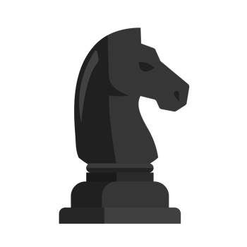 Black Knight Chess figure icon png